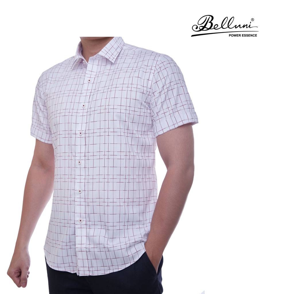 Áo sơ mi nam BELLUNI ngắn tay - ANS.BPS.BE.204.R2