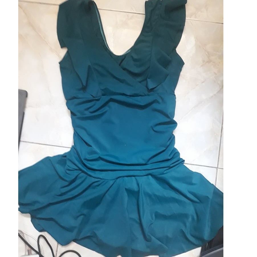 Áo Tắm, Đồ Bơi BIKINI Bèo cao cấp hàn quốc Thể Thao Monokini Đẹp Lung Linh SẴN MÚT NGỰC - Bên trong váy có quần liền