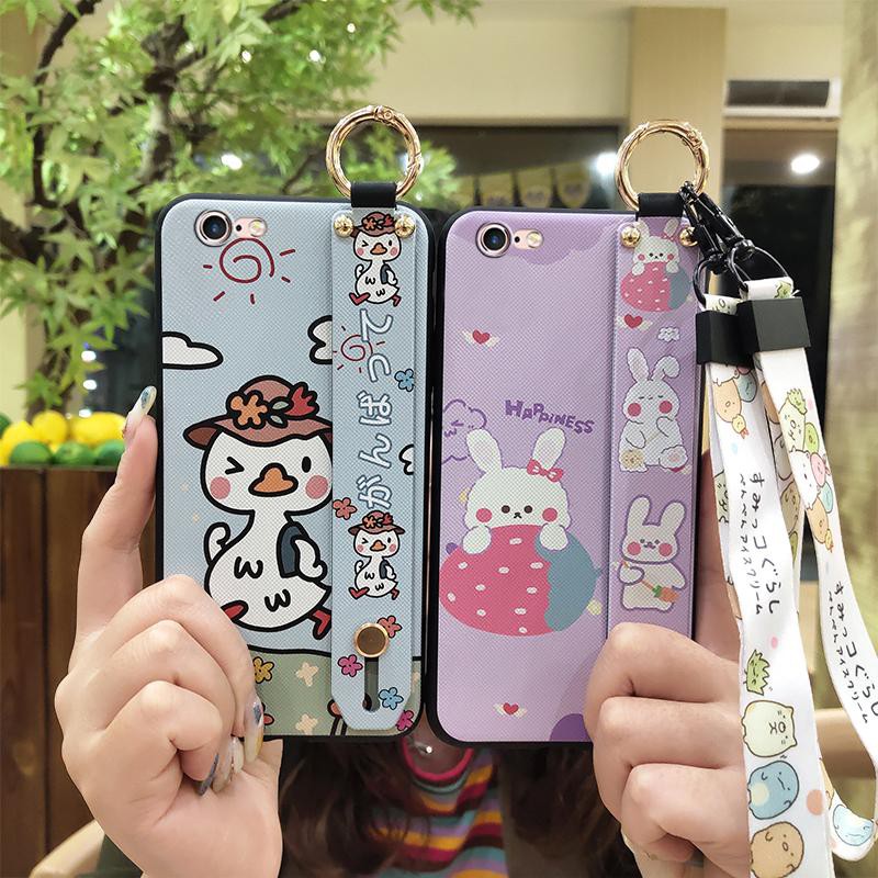 Ốp điện thoại Silicon mềm chống bụi và chống sốc dễ thương cho iPhone 6 Plus/6S Plus