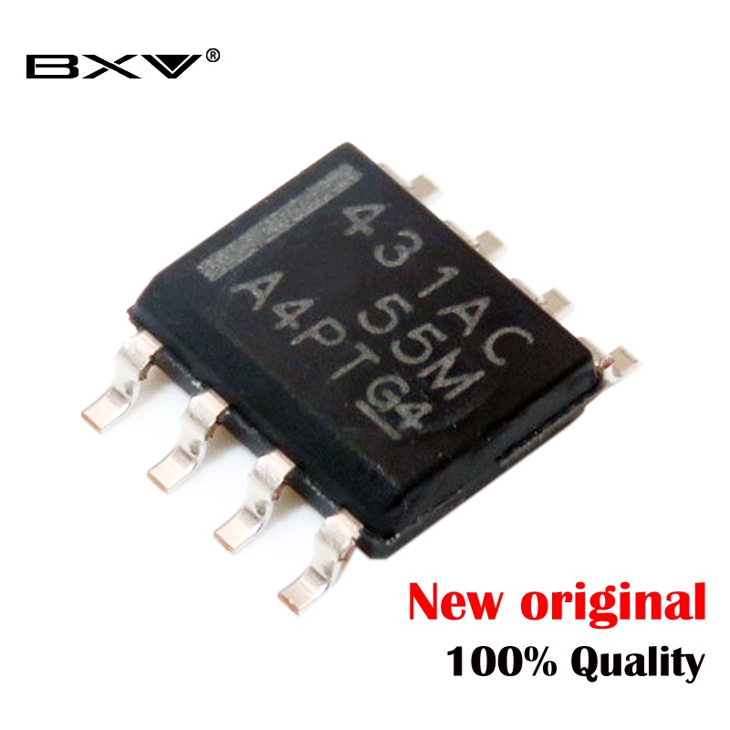 Bộ 10 Linh Kiện Điều Chỉnh Điện Áp TL431ACDR SOP8 TL431AC SOP 431AC SMD TL431 SOP-8 TL431ACDT