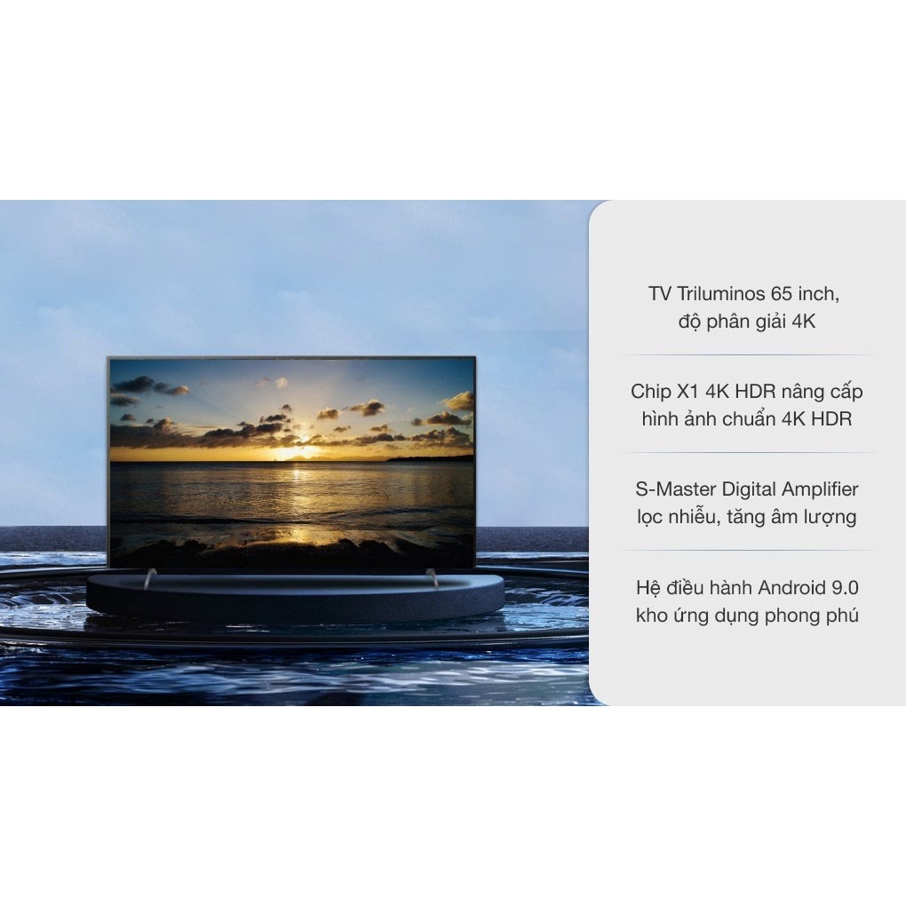 Android Tivi Sony 4K 65 inch KD-65X8000H - Showroom.TV.HCM