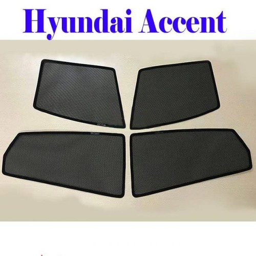 Rèm che nắng theo xe Accent 2018-2019-2020-2021 loại nam châm hít khung cửa, chắn nắng Accent