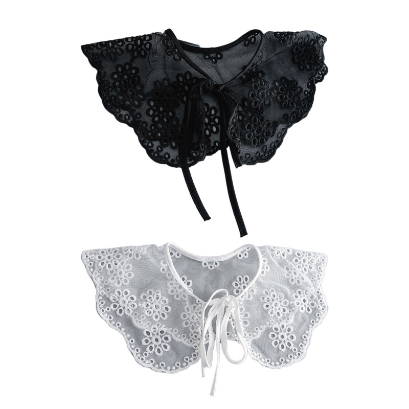 Áo Choàng Ren Lưới Xuyên Thấu Họa Tiết Chấm Bi Thêu Hoa Xinh Xắn Thời Trang Mùa Hè Cho Nữ