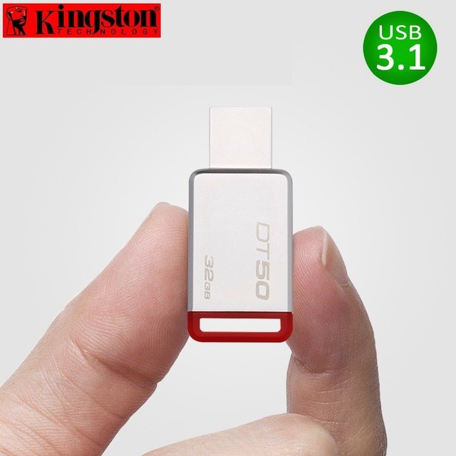 [CHÍNH HÃNG] USB Kingston DT50 32GB – Kingston DataTraveler – Vỏ thép thời trang, nhỏ gọn - BH 5 năm