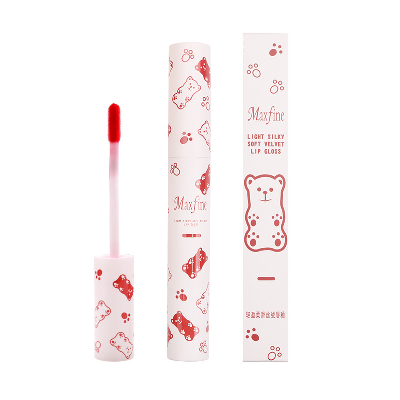 [Hàng mới về] Son Kem Lì Không Phai Vỏ Hình Gấu Dễ Thương Cho Unisex | BigBuy360 - bigbuy360.vn