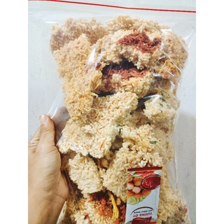 1KG Cơm Cháy ( Nếp Chiên ) Lắc Khô Gà Lá Chanh