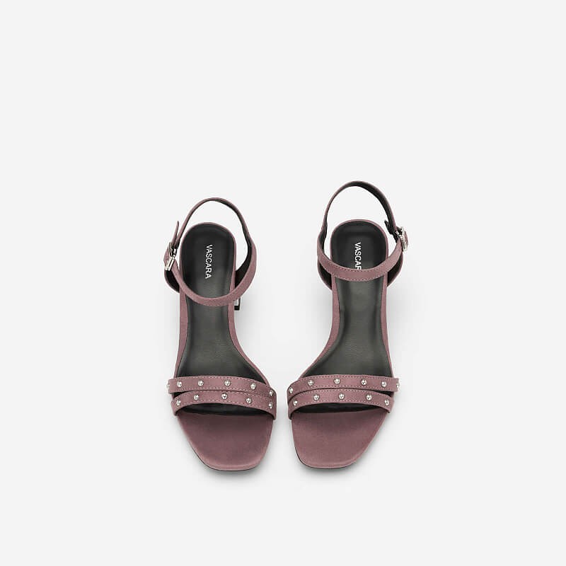 Vascara Giày Sandal Phối Đinh Tán - SDN 0636 - Màu Tím