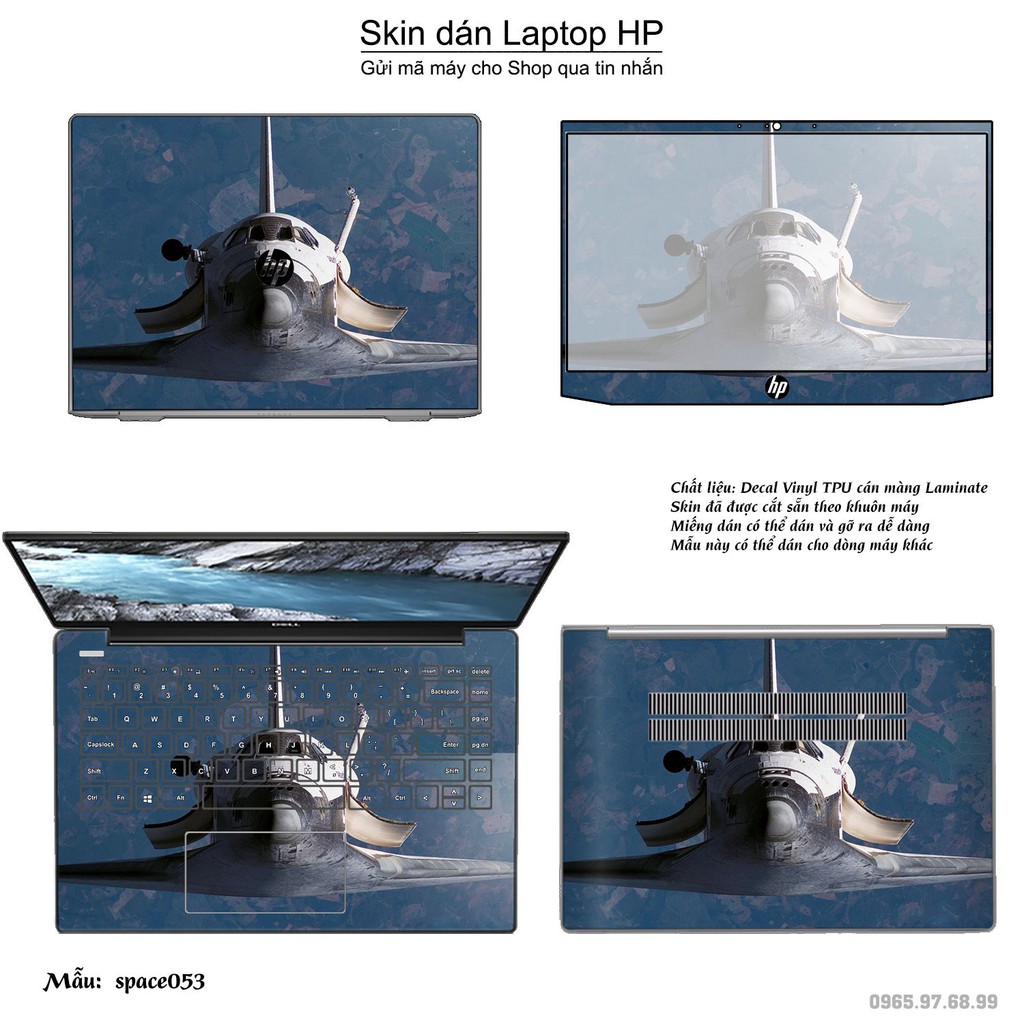 Skin dán Laptop HP in hình không gian _nhiều mẫu 9 (inbox mã máy cho Shop)