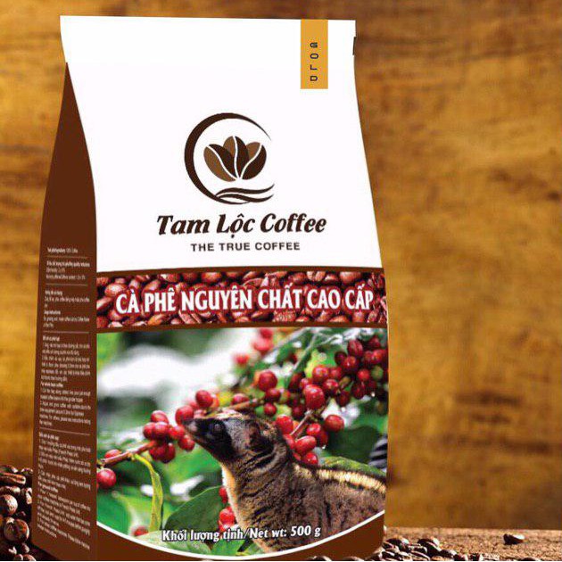 Gói 500gr cà phê rang xay mộc cao cấp Tam Lộc Gold Coffee - Đỉnh cao của đam mê