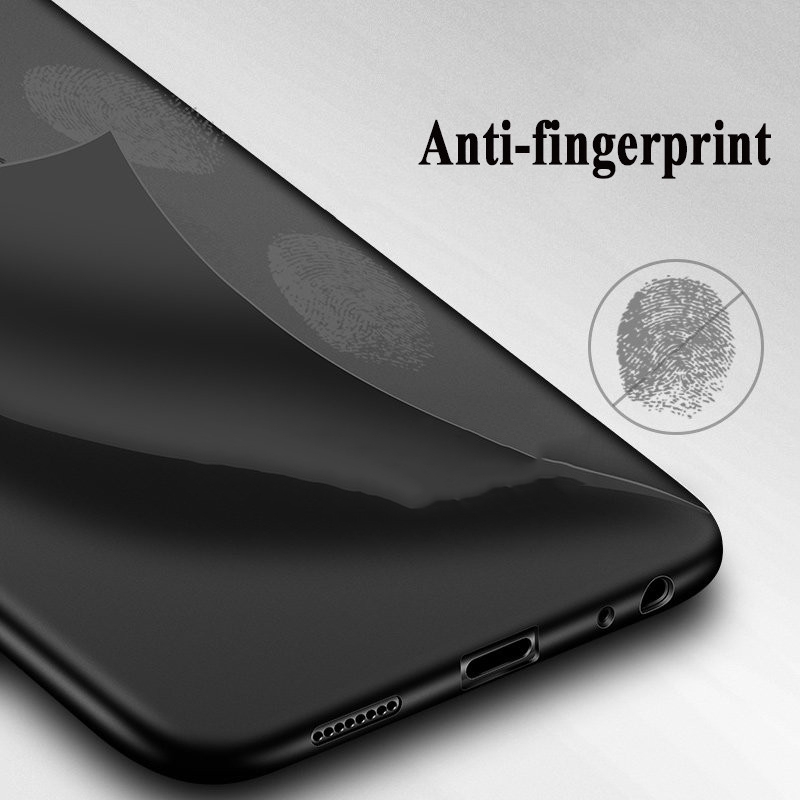 Ốp điện thoại silicon cực mỏng màu đen nhám dành cho Samsung Galaxy A9 2018/A8/A9 Star