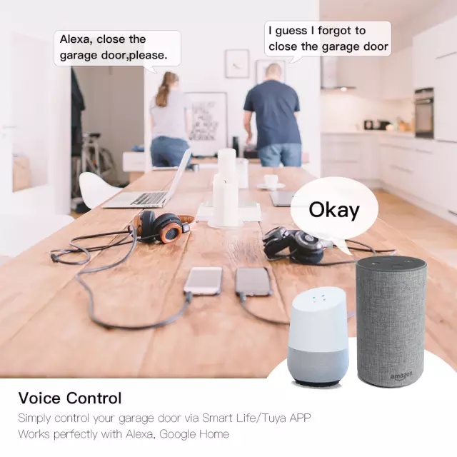 Công Tắc Thông Minh Điều Khiển Cổng Gara, cổng biệt thự Wifi Tuya
