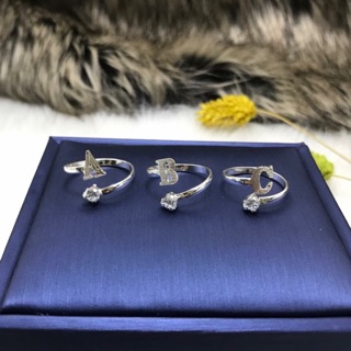 NHẪN CHỮ CÁI BẠC (ĐỦ TẤT CẢ CHỮ CÁI)