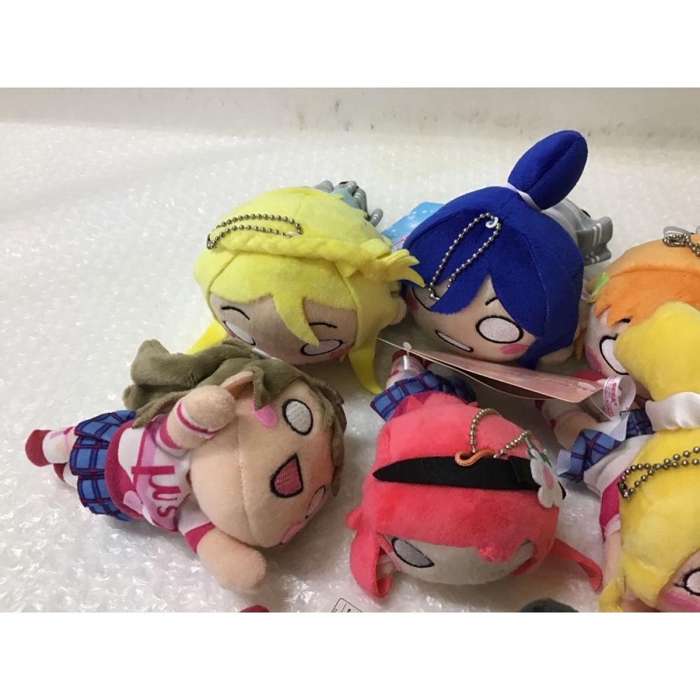 Móc chìa khóa bông Love Live Mini Nesoberi Plush Muse Happy Maker chính hãng Nhật Bản