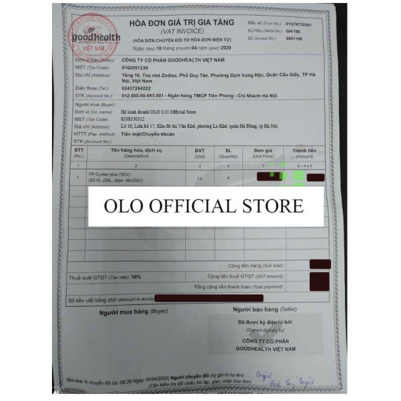 Tinh chất hàu Oyster Plus Goodheath 30v | Thế Giới Skin Care