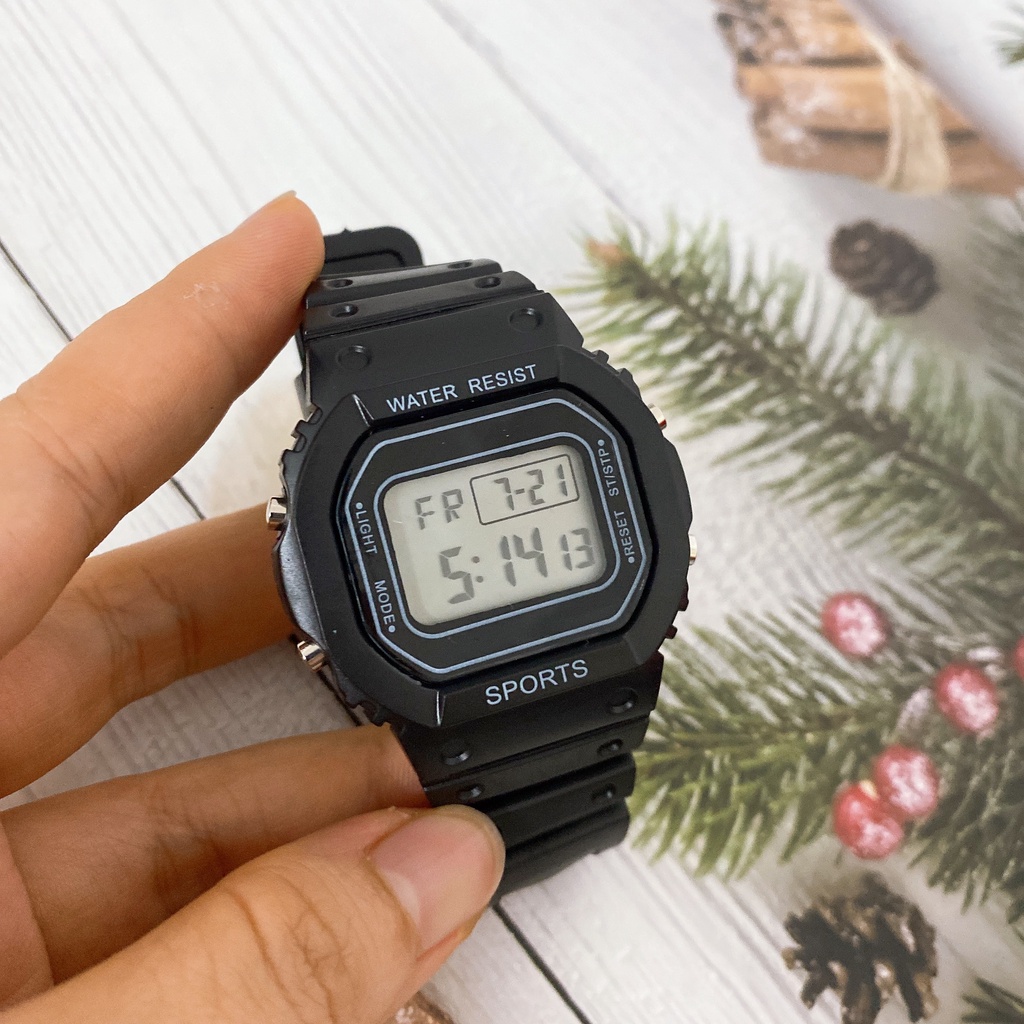 Đồng hồ điện tử D442, đồng hồ điện tử thể thao unisex phong cách trẻ trung cá tính năng động - DND Style