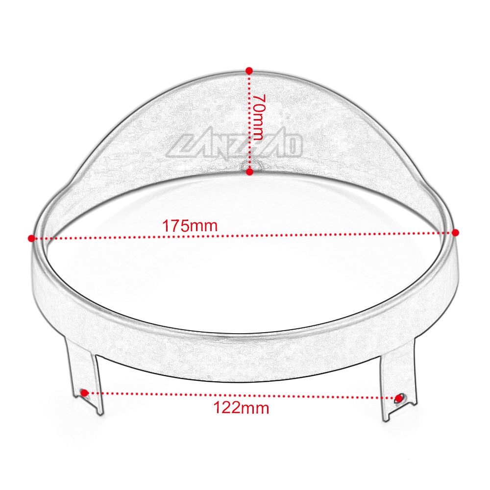 Lưới Tản Nhiệt Màu Đen Nhám Gắn Đèn Pha Trước Xe VESPA GTS 300 250 2019-2023