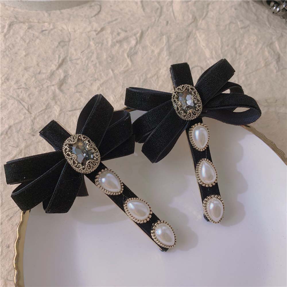 Kẹp Tóc Mỏ Vịt Đính Ngọc Trai Giả Thời Trang Cho Nữ