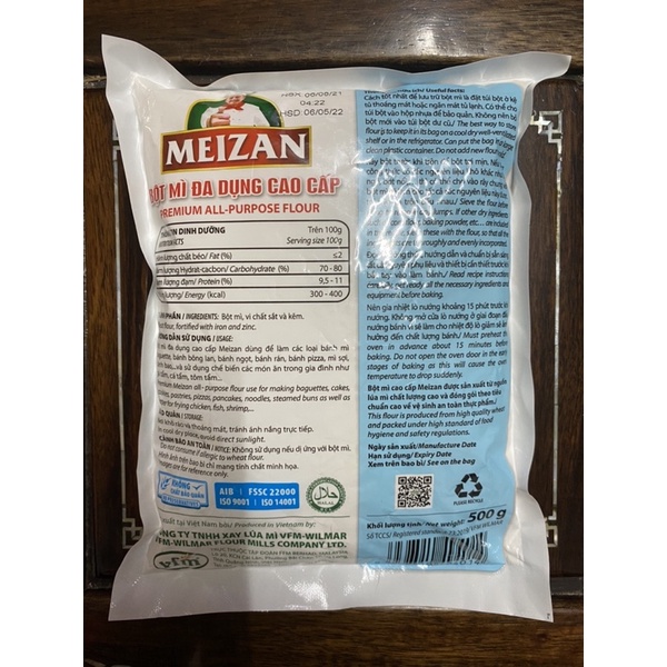 Bột Mỳ Meizan (500g)