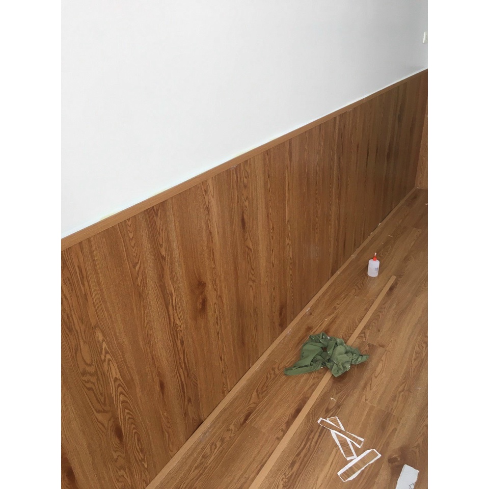 1 tấm, Sàn nhựa giả gỗ, 91,44x15,24cm, sàn dán keo sẵn, dán sàn nhà giả gỗ, dán nhựa giả gỗ nền nhà, sàn giả gỗ, dán sàn
