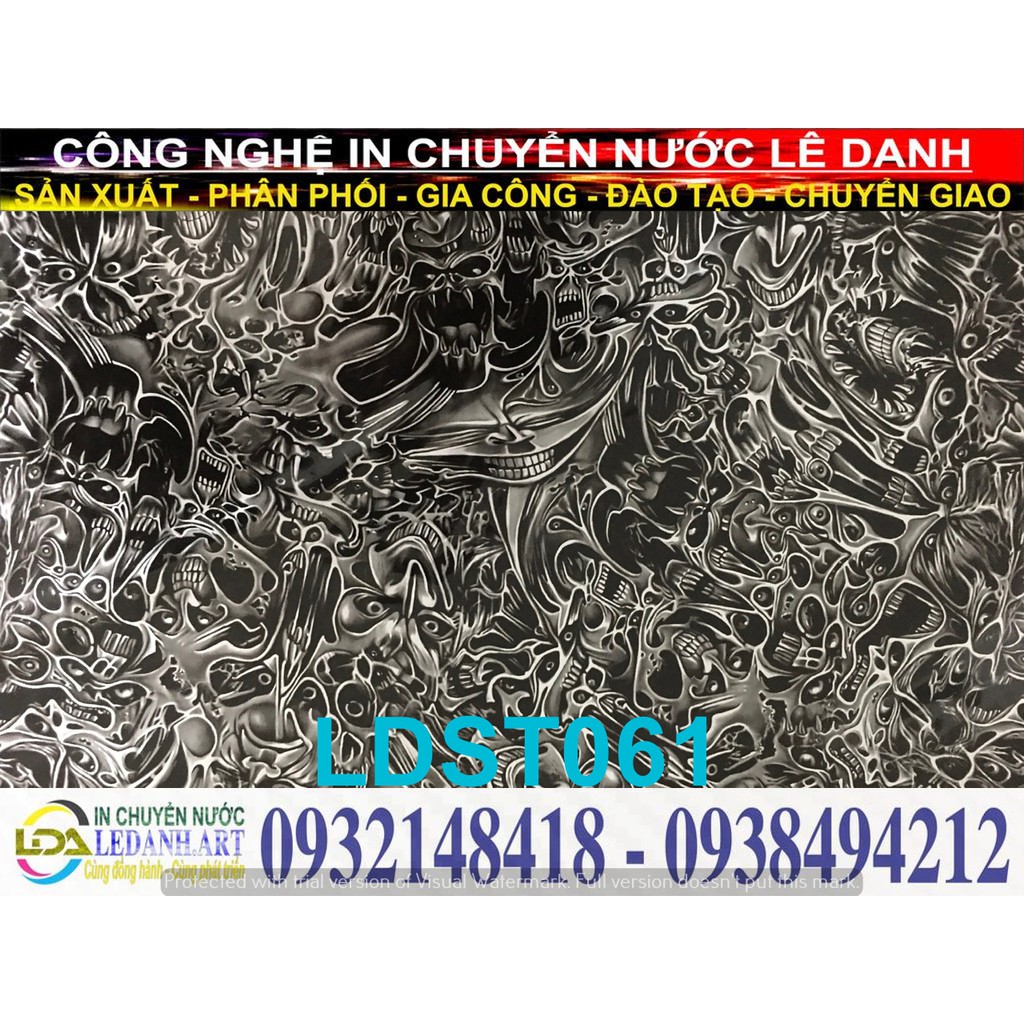 Chọn mẫu phim nhúng chuyển nước cao cấp trang trí đồ vật bằng nhựa, gỗ, kim loại, gốm sứ,...