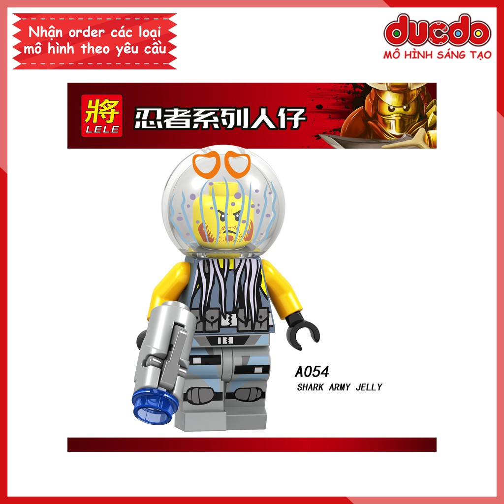 Minifigures nhân vật trong Ninjago tuyệt đẹp - Đồ chơi Lắp ghép Xếp hình Mini Ninja Mô hình LeLe A049-A056