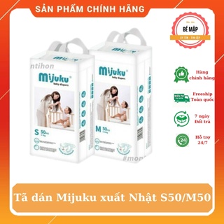 (Chính hãng) Tã dán Mijuku xuất Nhật cao cấp S50/M50