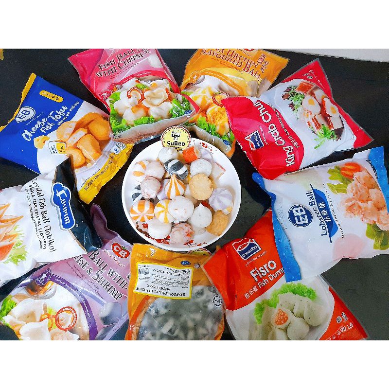 14 loại viên thả lẩu malaysia 200gr ,500gr