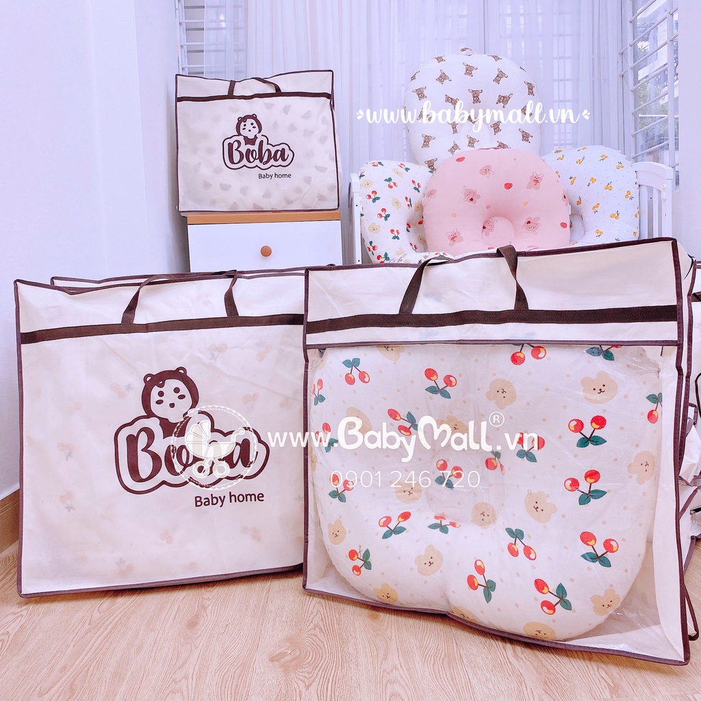 Vỏ gối chống trào ngược BOBA Muslin chất xô mềm (KHÔNG GỒM RUỘT GỐI)5606