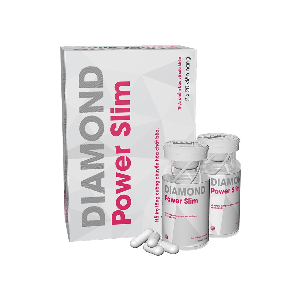 Giảm cân cấp tốc Diamond Power Slim giúp giảm cân nhanh, giảm cân an toàn hiệu quả cho người có cơ địa khó (40 viên) | BigBuy360 - bigbuy360.vn