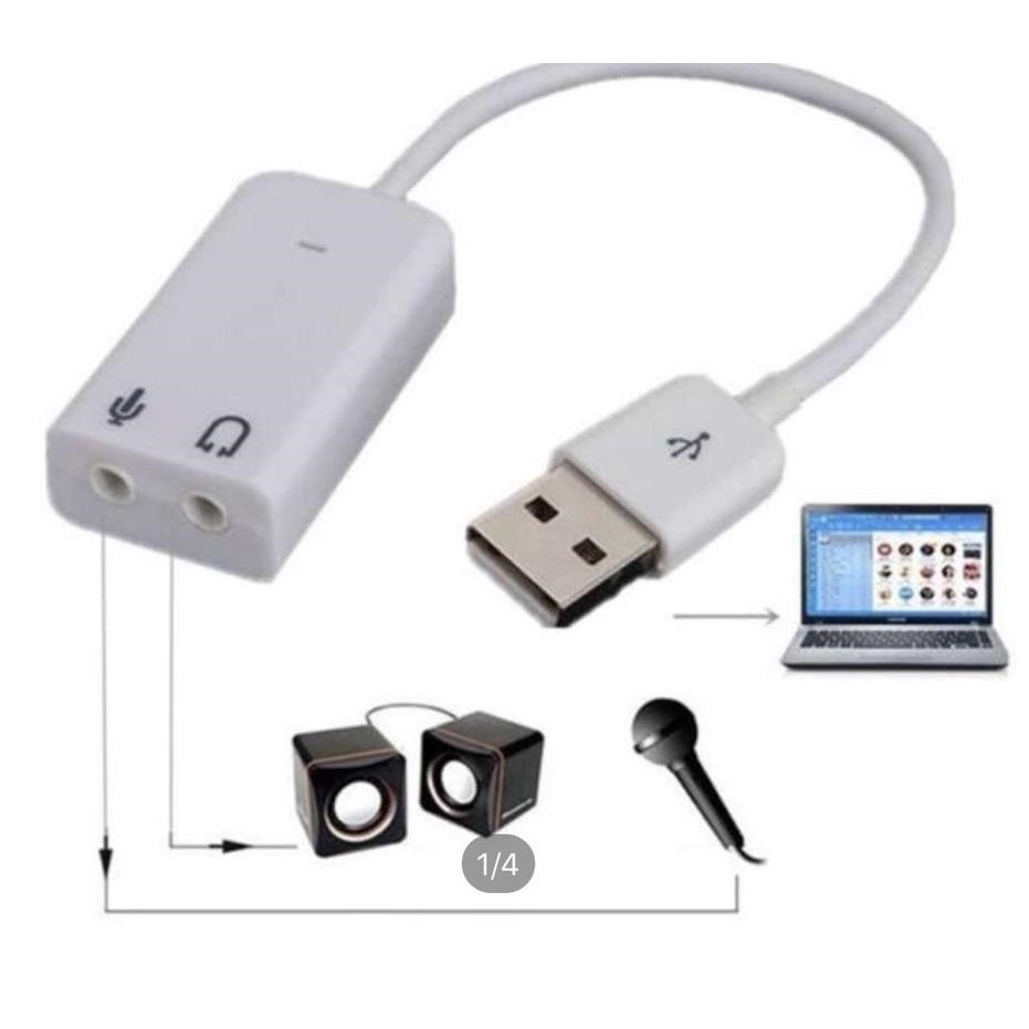 Usb Sound Dây 3d 7.1 Trắng Sound 5H Tiện Lợi Chuyển Đổi Từ USB Sang Âm Thanh  ARIGATO USD7 | BigBuy360 - bigbuy360.vn