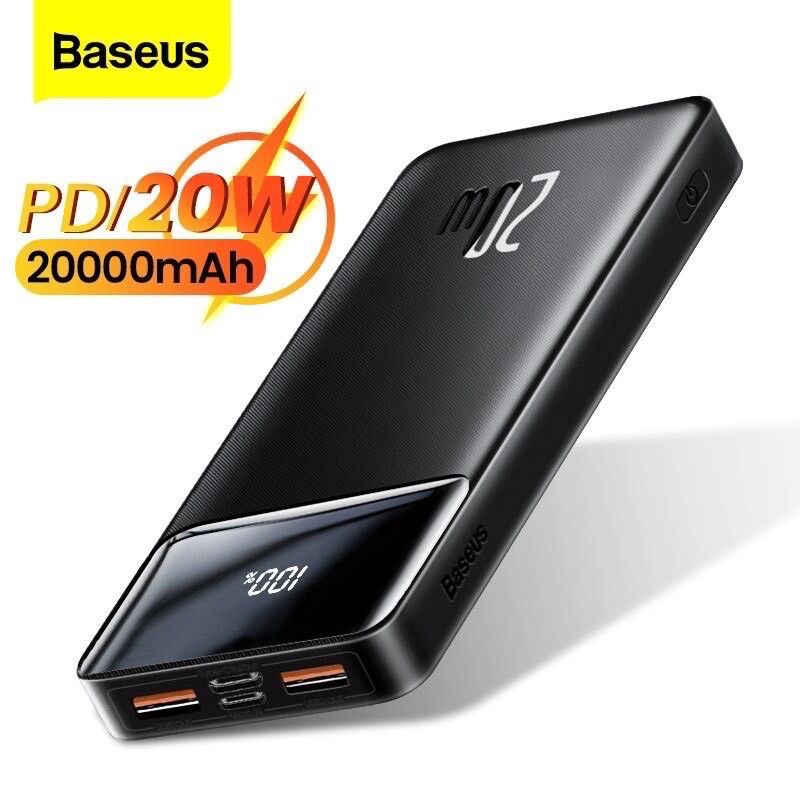 Pin dự phòng Baseus 20.000mAh PD 20W Sạc Nhanh