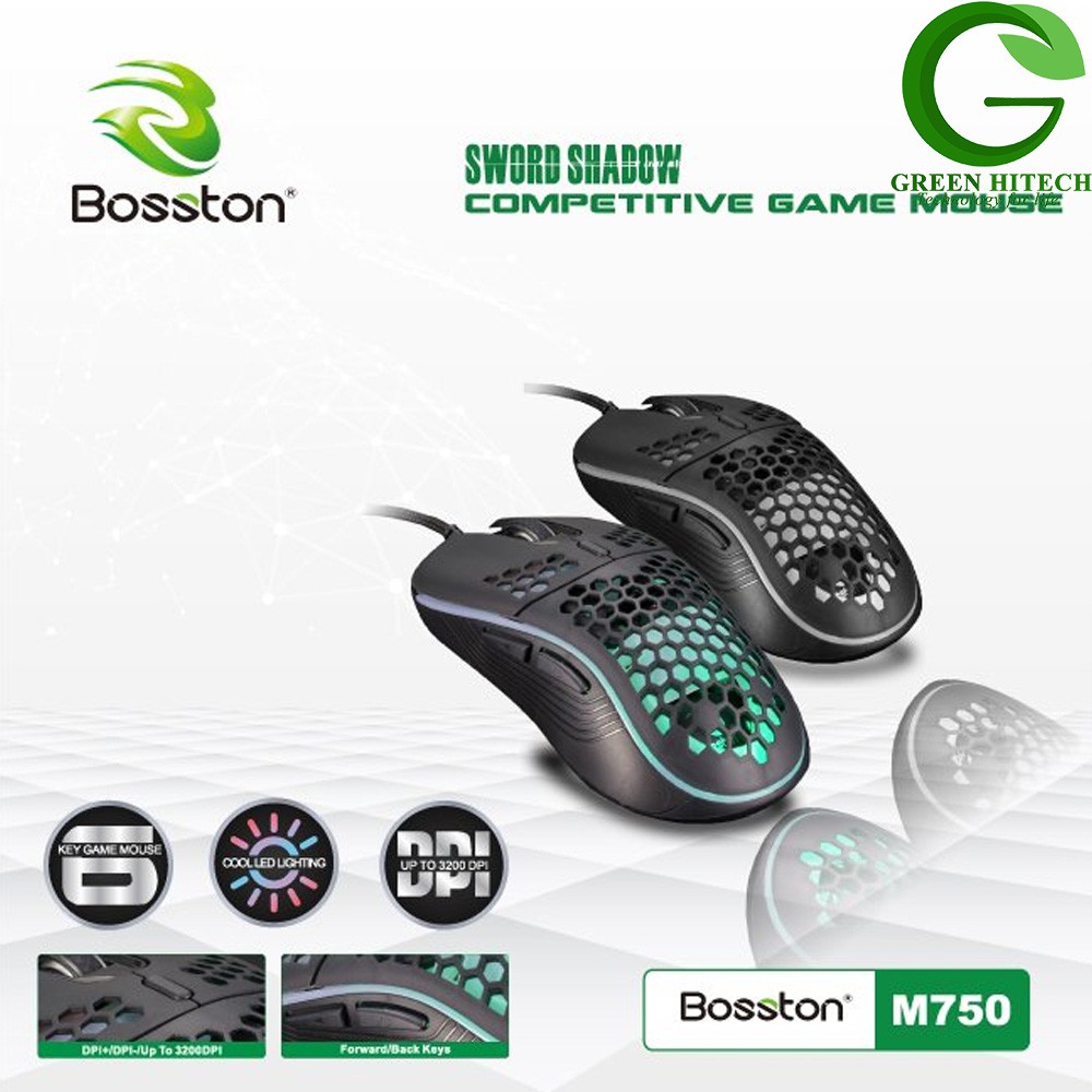 &lt;NEW&gt; Chuột Bosston M750 LED Gaming