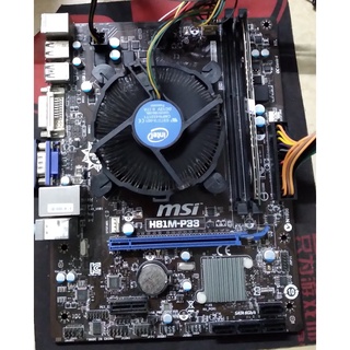 Main msi h81m-p33 2 khe ram bảo hành 01 tháng