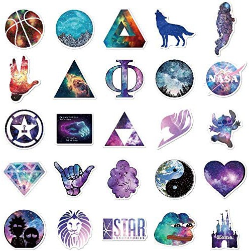 Nhấp vào hình ảnh để mở chế độ xem mở rộng Galaxy Stickers Pack 100pcs Harajuku Constellation Unicorn Animal Stickers Máy tính xách tay Xe máy Xe đạp Hành lý Ván trượt Decal Graffiti Chai nước (100 chiếc)