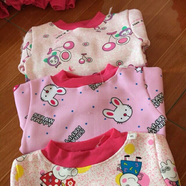 Bộ nỉ bông cho bé