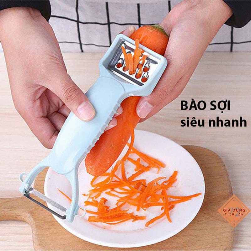 Dao bào cỡ nhỏ, nạo vỏ, gọt vỏ, bào sợi củ quả, trái cây, làm nhuyễn tỏi, [DAO BÀO NHỎ]