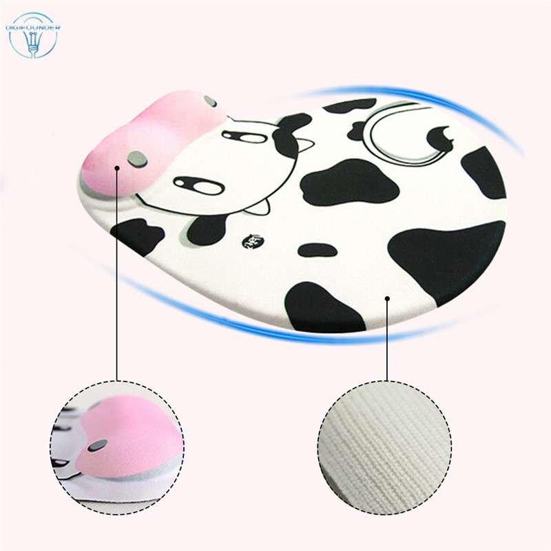 Miếng Lót Chuột Máy Tính Bằng Silicon Họa Tiết Hoạt Hình Dễ Thương