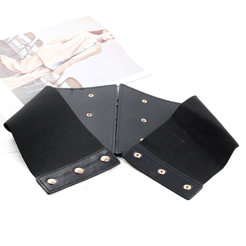 Thắt Lưng Corset Da Pu Phối Khóa Thời Trang Cho Nữ