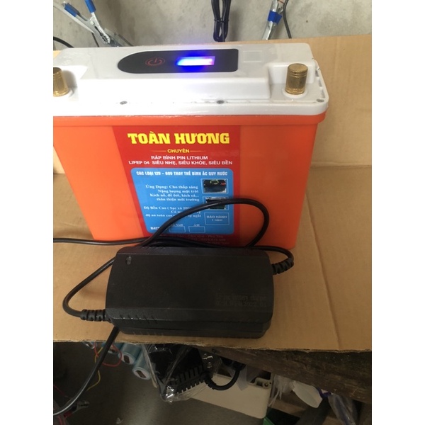 Bình pin lifepo4 chống nước 12,8v 52ah
