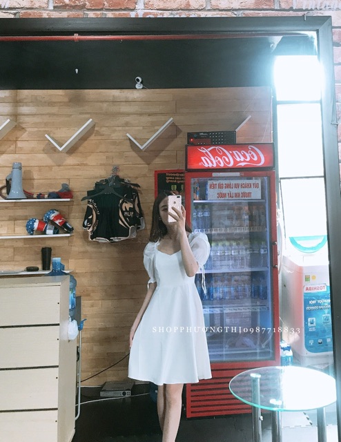 [VIDEO] Váy trắng công chúa ngắn tay - váy tiểu thư hàn quốc ( hình thật shop tự chụp ) | BigBuy360 - bigbuy360.vn