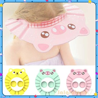 Nón đội đầu gội đầu cho bé có thể điều chỉnh, mũ gội đầu hoạt hình ngộ nghĩnh