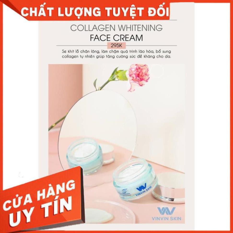 KEM FACE DƯỠNG TRẮNG PHỤC HỒI HƯ TỔN - COLLAGEN WHITENING FACE CREAM