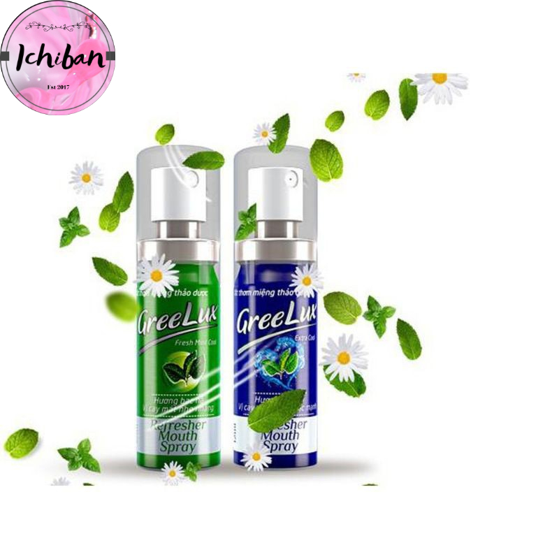 Xịt thơm miệng ngăn ngừa vi khuẩn GreeLux 12ml