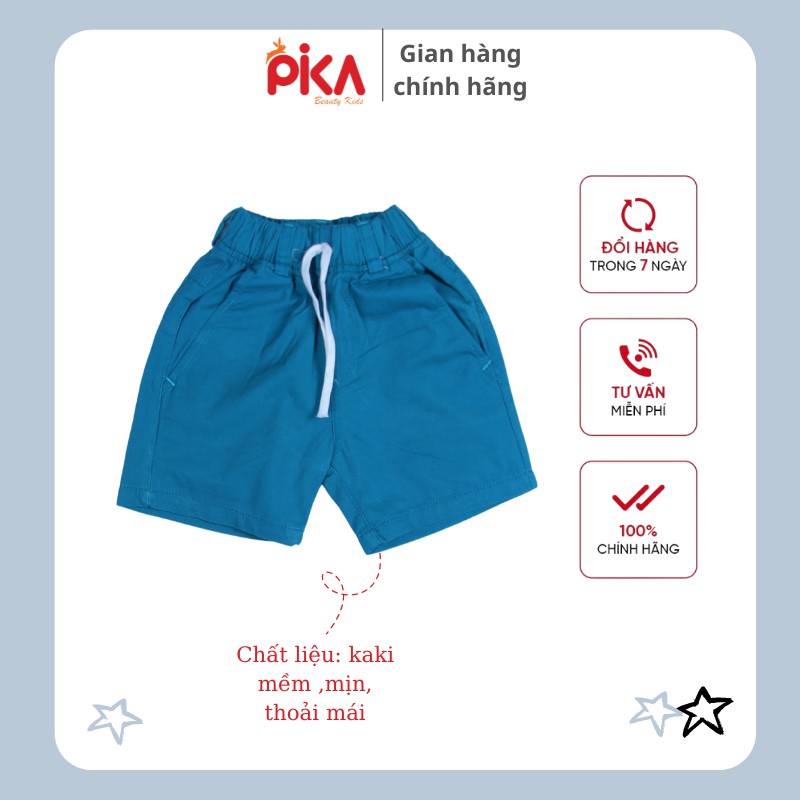 Quần kaki cho bé trai - PIKA KIDS chất liệu kaki mềm -Quần áo trẻ em từ 10-25kg