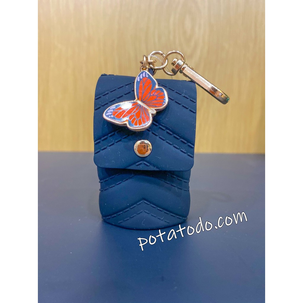 Móc Treo Bath & Body Works Chai Gel Rửa Tay Khô 29ml PURSE WITH BUTTERFLY CHARM