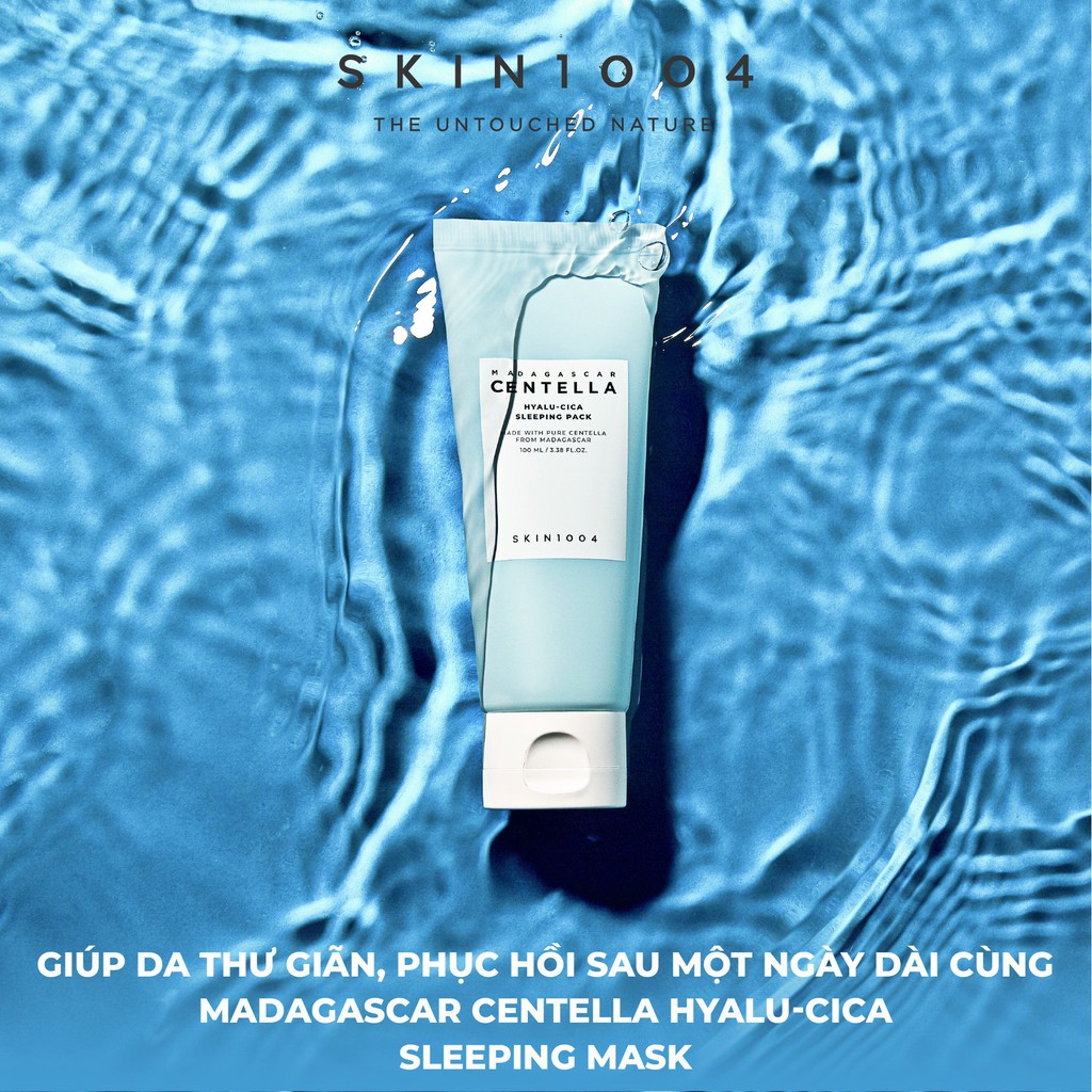 Tinh chất dưỡng ẩm sáng da rau má Madagascar Hyalu - Cica Blue Serum Skin1004 50ml Auth Hàn Quốc