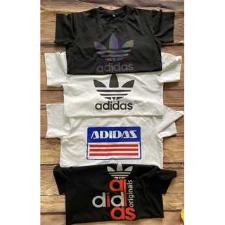 (Xả kho) Áo thun trắng đen adidas COTTON 4C 100%