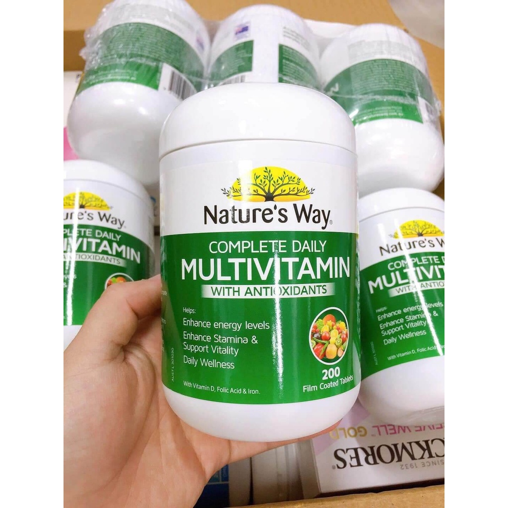 Vitamin tổng hợp tảo biển Complete Daily Multivitamin 200 viên Úc