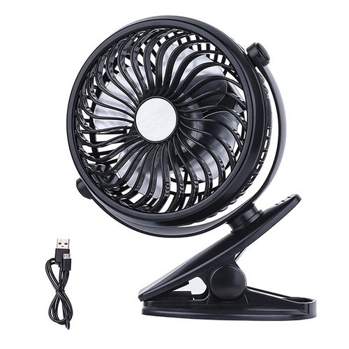 Quạt kẹp bàn mini xoay 360 độ