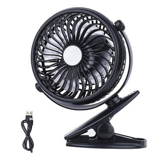 Quạt kẹp bàn mini xoay 360 độ